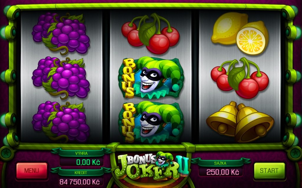 Bonus Joker II je povedený automat za peníze