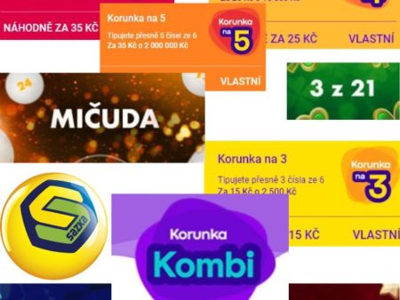 Nejlepší číselné loterie v ČR [+300 až 3000 Kč zdarma]
