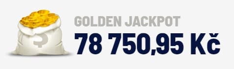 Golden jackpot 78750 Kč