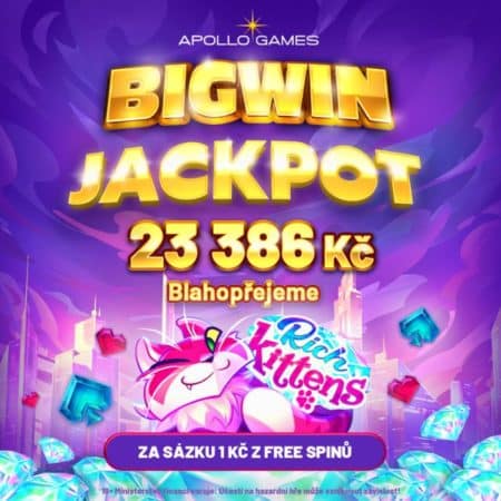 Jak vyhrát jackpot 23386 Kč na automatech [za 1 Kč]