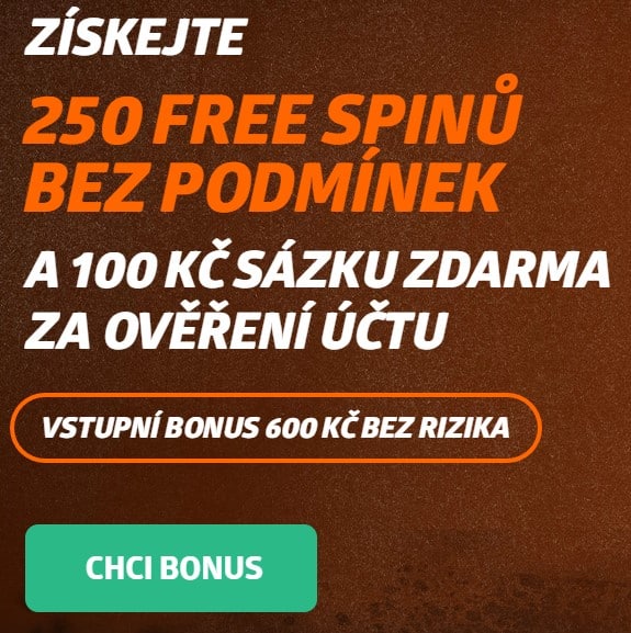 250 free spinů za založení účtu v Betano