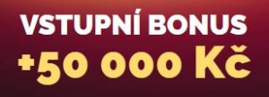 Vstupní bonus 50000 Kč LuckyBet