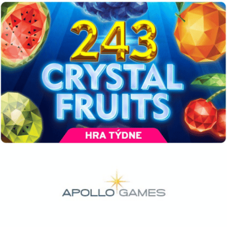 Bonus 750 Kč na hře 243 Crystal Fruits [Apollo Casino]