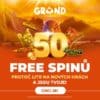 Získejte dnes 50 free spinů za protočení [Grandwin]