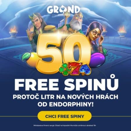50 free spinů zdarma na nových hrách Endorphina [Grandwin]