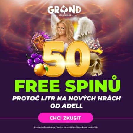 50 free spinů zdarma na hrách Adel+5600 Free Spinů [Grandwin]
