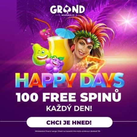 100 free spinů dnes a zítra [Grandwin]