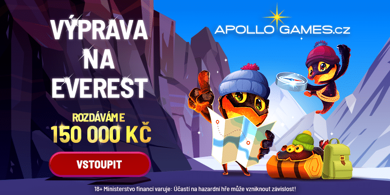 výprava za odměnou v kasinu Apollo Games