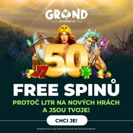 Dnes a zítra: 50 free spinů+1111 Kč [Grandwin]