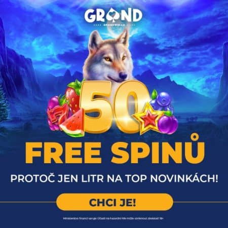 Dnes a zítra: 50 free spinů+1111 Kč [Grandwin]