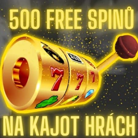 500 free spinů na KAJOT hrách zdarma [Fortuna Vegas]