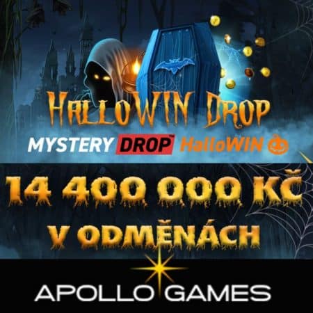 HalloWIN Drop: Mystery odměny 14,4 milionů Kč [Apollo Games Casino]
