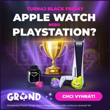 Vyhrajte v kasinu Apple Watch 9 nebo Playstation 5 [Grandwin]