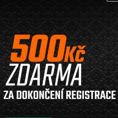 500 Kč zdarma za registraci [Betano]