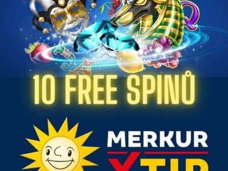 10 free spinů za protočení 10 Kč [MerkurXTip]