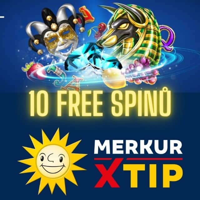 10 free spinů za protočení 10 Kč [MerkurXTip]