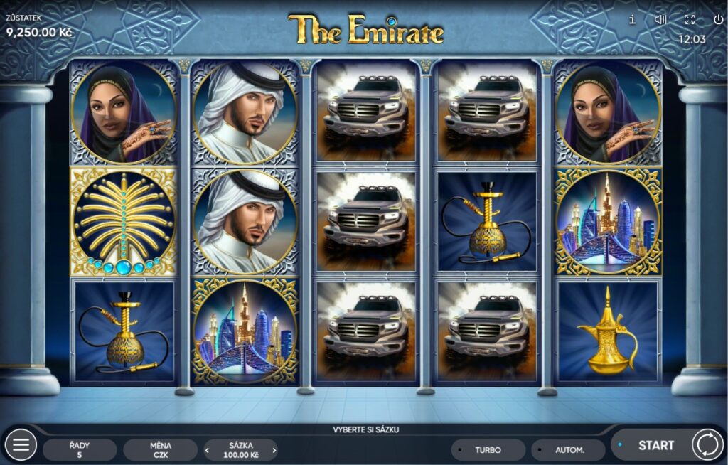 Výherní automat The Emirate