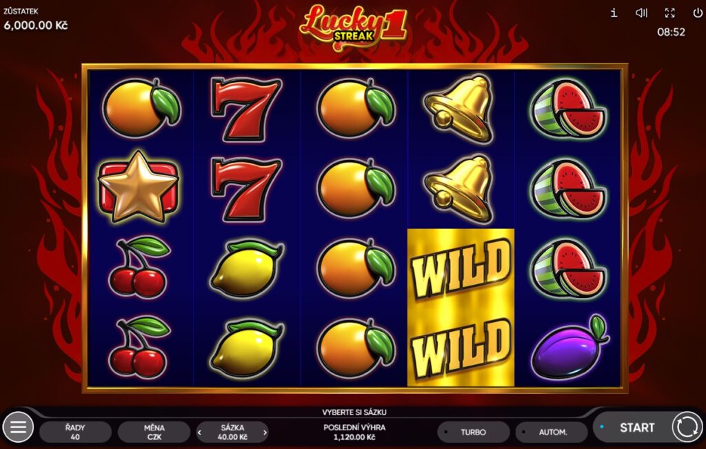online výherní automat Lucky Streak 1 je od společnosti Endorphina