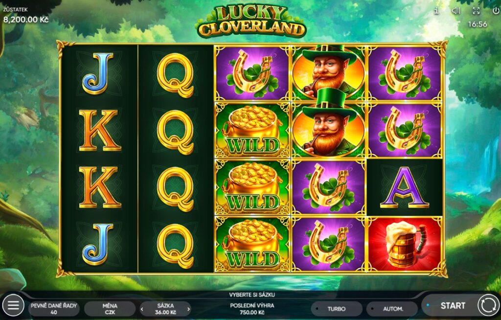 Lucky cloverland automat