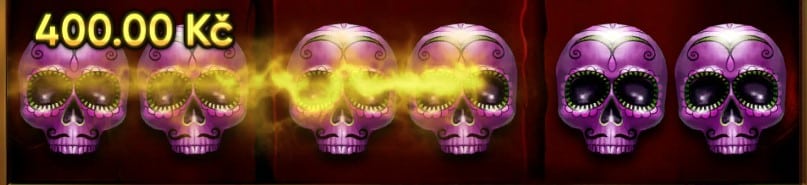 výhra na automatu dia de los muertos