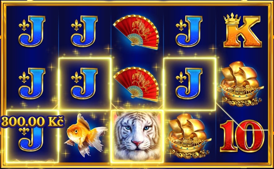 Výhra na automatu Water Tiger