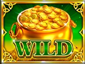 wild symbol na automatu lucky cloverland