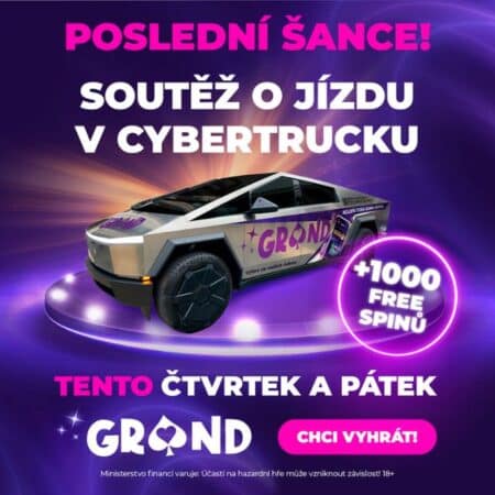 Už jen dnes: jízda v Cybertracku+1000 free spinů [Grandwin]