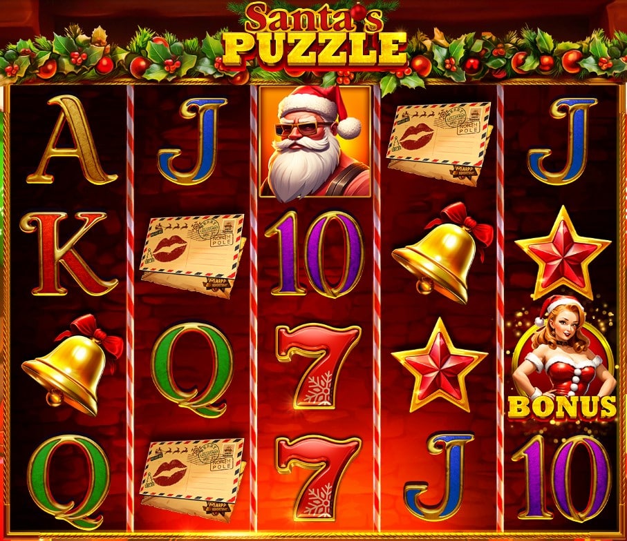 santas puzzle automat