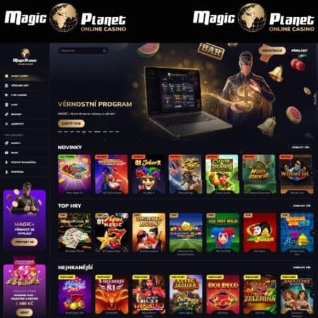 Magic Planet kasino [2026]: velká recenze & bonusy