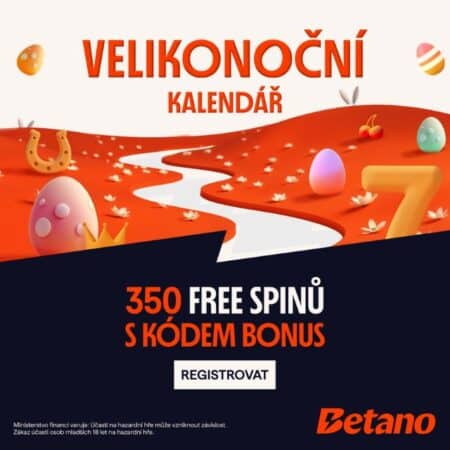 Velikonoční kalendář: Získejte až 350 free spinů a denní odměny zdarma [Betano]