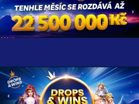 Drops & Wins: Hrajte každý den o podíl z 22,5 milionů Kč [MerkurXtip a Apollo Games]