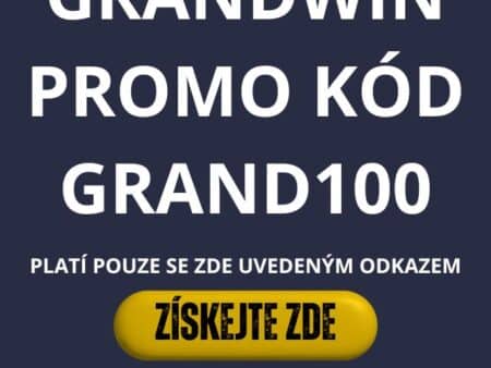 Grandwin promo kód GRAND100: Získejte 100 Kč ve free spinech (odkaz uvnitř)